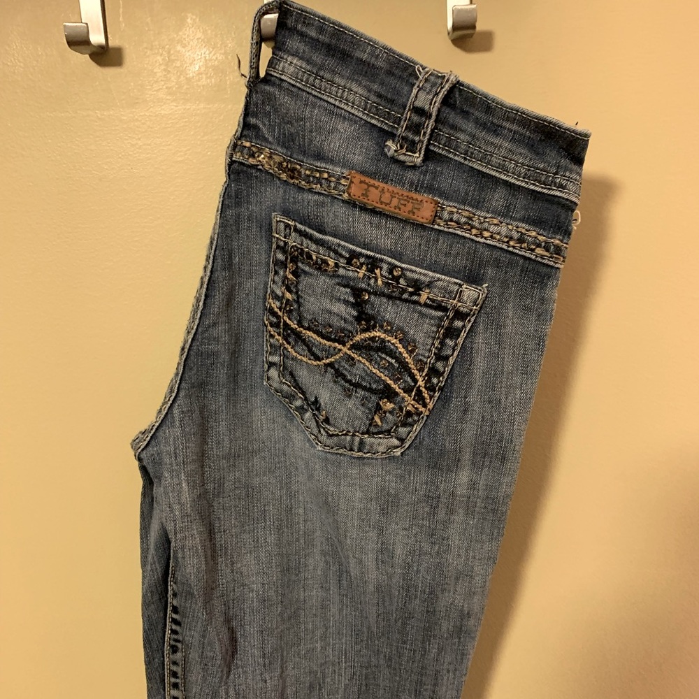 Cowgirl Tuff Jeans size 27 waist and X-long inseam
